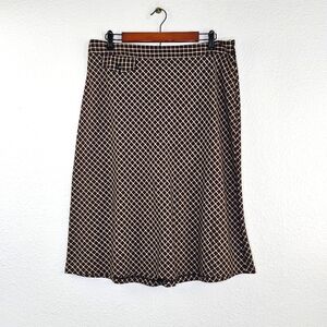 Fieldgear Vintage Plaid Check Midi Skirt 14